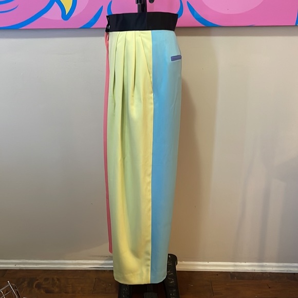 Marc Jacobs 9.12.2018 Runway Color Block Wide Leg Pants NWT - Picture 5 of 12